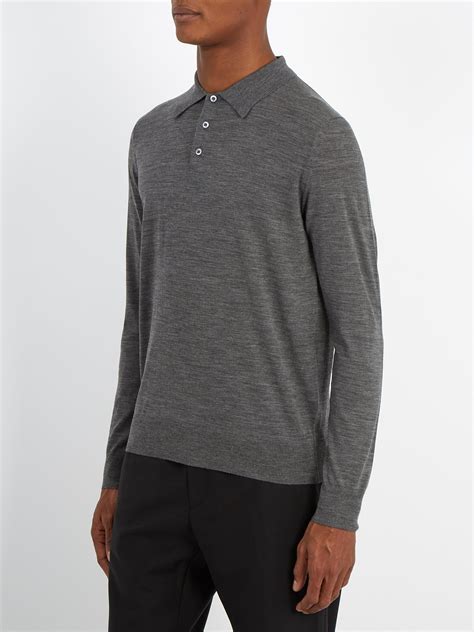 prada grey wool shirt|Prada Wool Shirt .